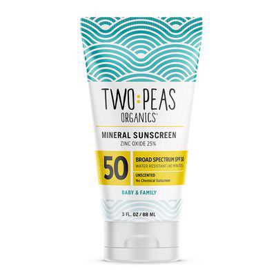 TWO PEAS ORGANICS | SPF 50 Mineral Sunscreen