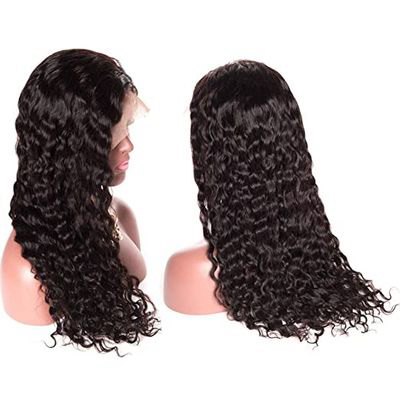 Water Wave Human Hair Lace Front Wig