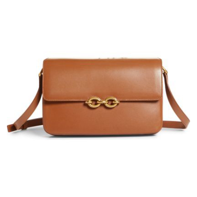 SAINT LAURENT | Maillon Leather Shoulder Bag