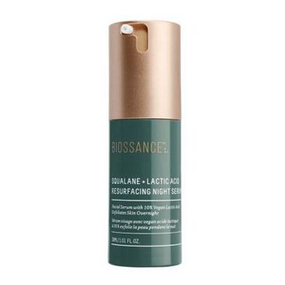 BIOSSANCE | Squalane + 10% Lactic Acid Resurfacing Night Serum