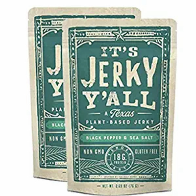 IT'S JERKY Y'ALL | Vegan Jerky - Sea Salt & Pepper