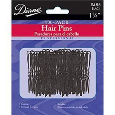 Diane Hair Pins-Black 1 3/4 In. 100ct- Small