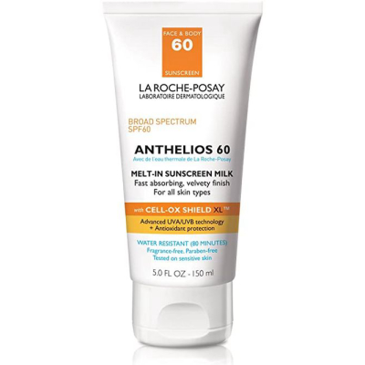 La Roche-Posay Anthelios Melt-In Sunscreen Milk Body & Face Sunscreen Lotion Broad Spectrum SPF 60