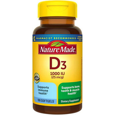 NATURE MADE | Vitamin D3 Softgels