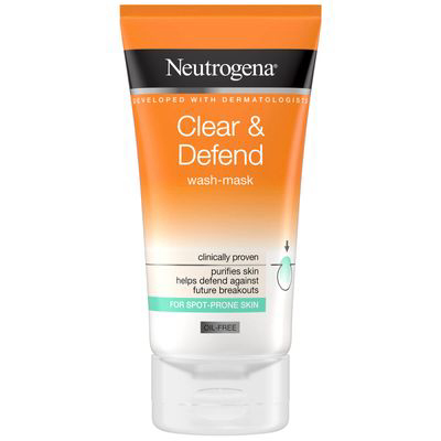 NEUTROGENA | Clear And Defend 2 In 1 Wash Mask 150ml
