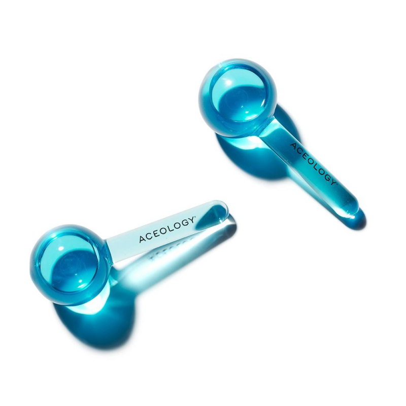 ACEOLOGY | Blue Ice Globe Facial Massager